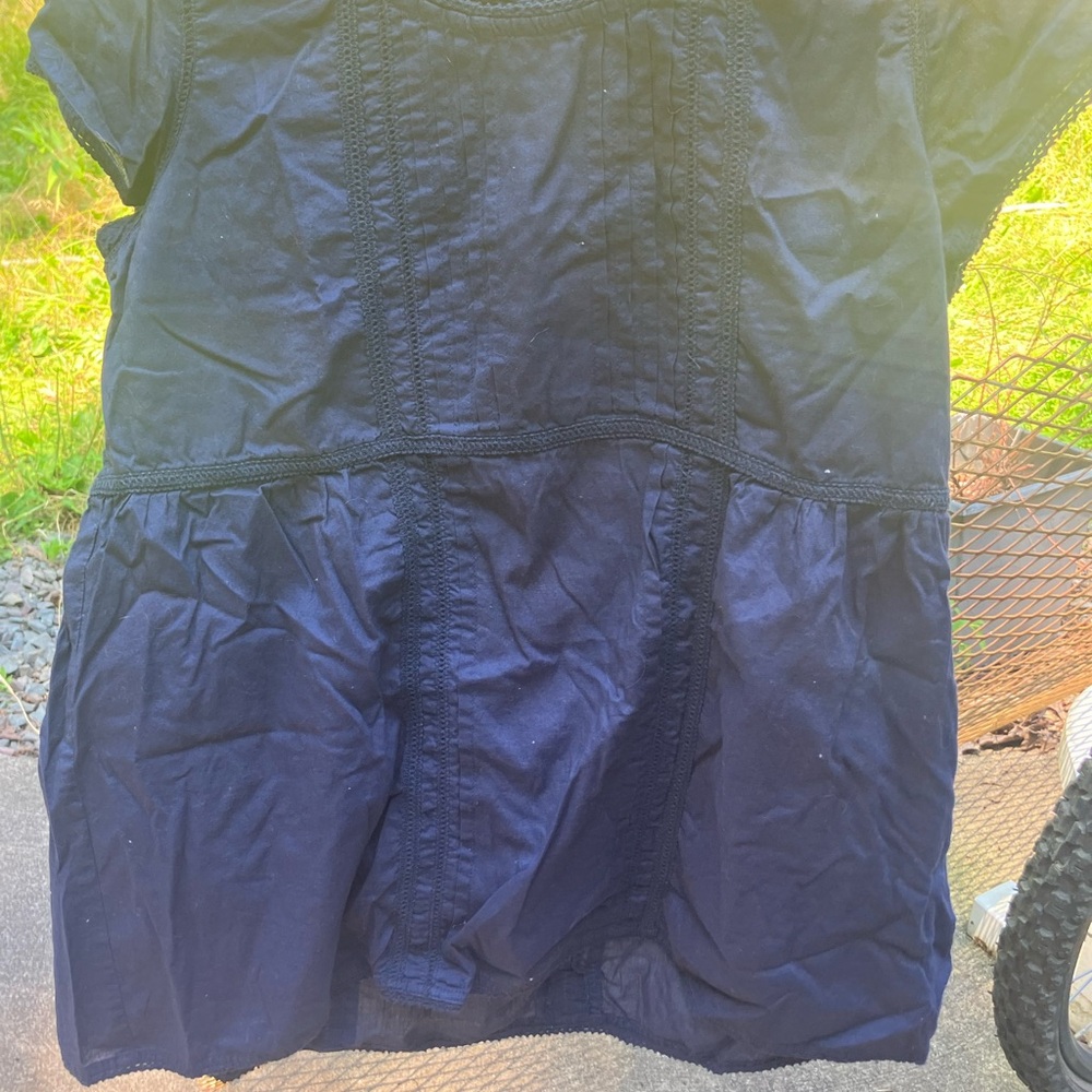 Multicolored Short Sleeve Ruched Ruffled Blouse